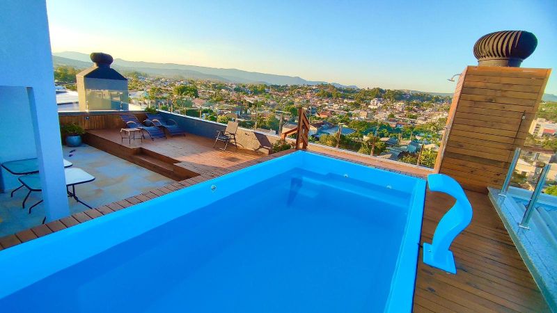 Apartamento com 1 quarto, 2 banheiros e 54m² à venda no bairro Jardim do Prado, Taquara