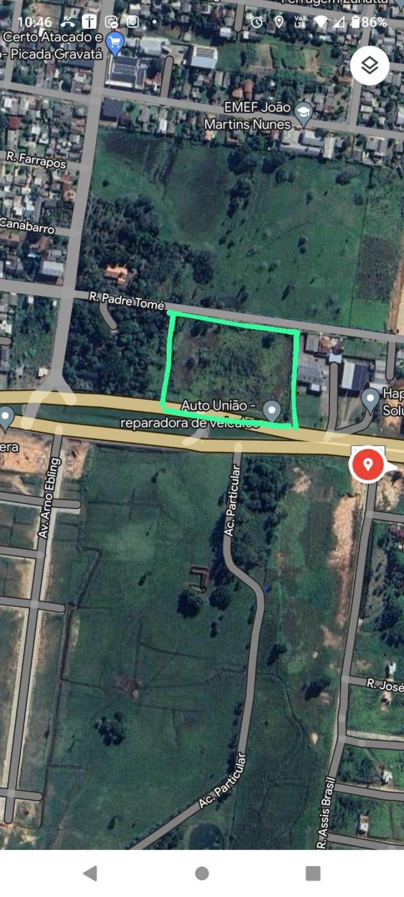 Terreno à venda no bairro Padre Tome, Taquara