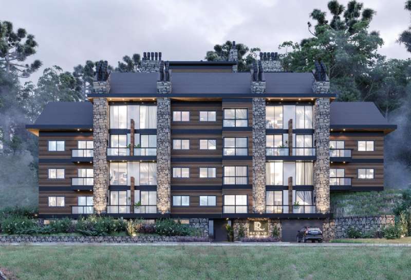 Apartamento com 2 quartos, 2 banheiros e 56m² à venda no bairro Centro, Gramado