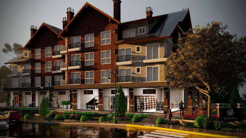 Apartamento com 1 quarto, 2 banheiros e 58m² à venda no bairro Avenida Central, Gramado