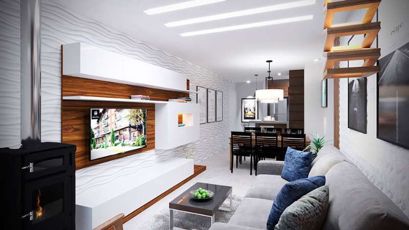 Apartamento com 1 quarto, 2 banheiros e 58m² à venda no bairro Avenida Central, Gramado