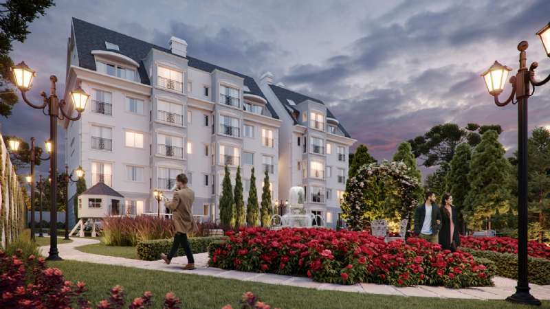 Apartamento com 2 quartos, 2 banheiros e 79m² à venda no bairro Planalto, Gramado