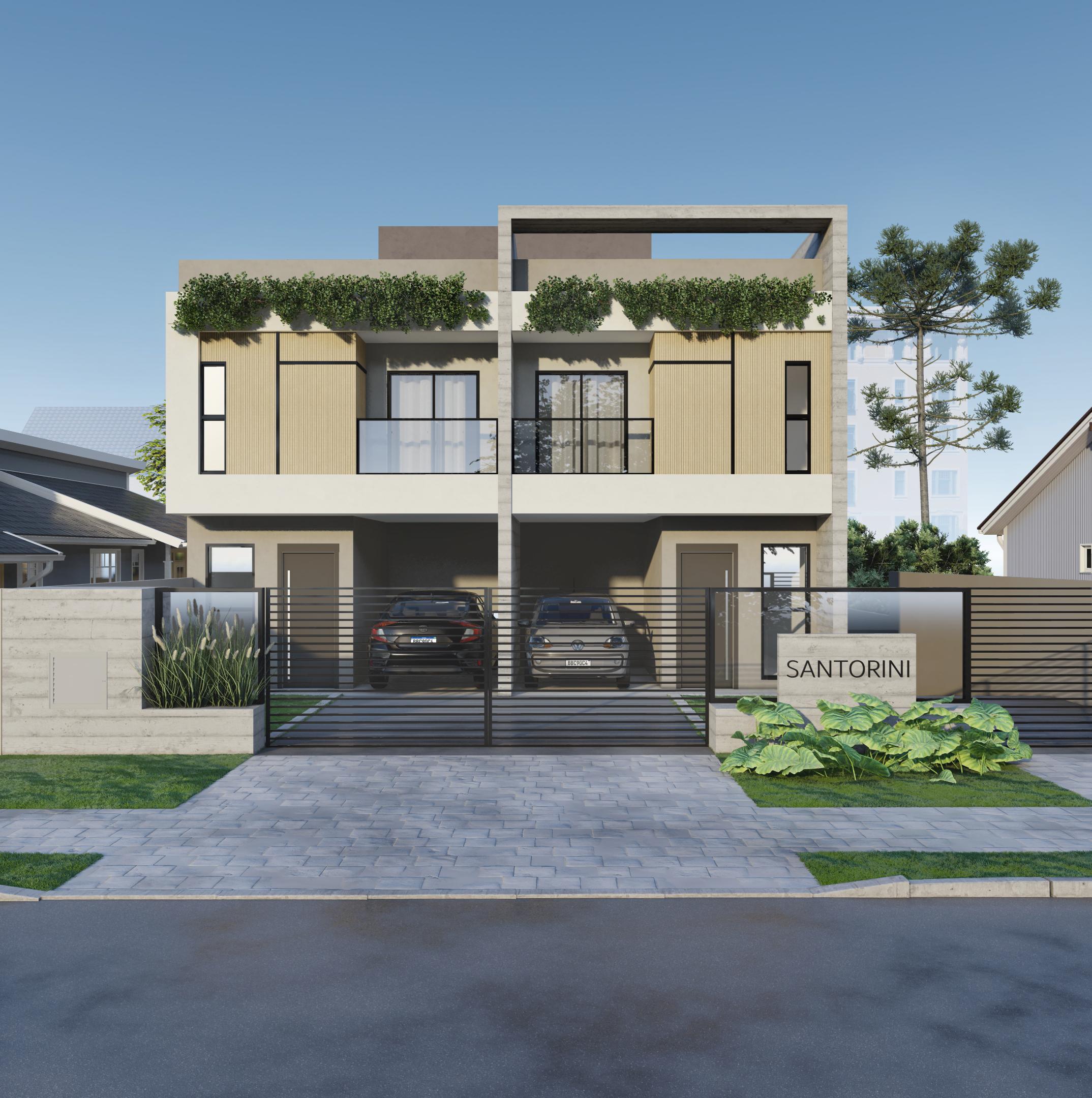 Sobrado triplex com 3 quartos, sendo 1 suite, 2 vagas e terra�o - Xaxim