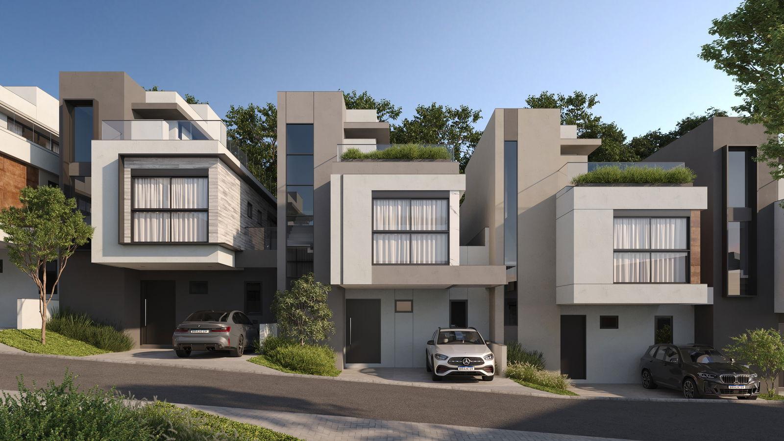 Casas amplas com 3 suites e 2 vagas em condomínio - Campo Comprido