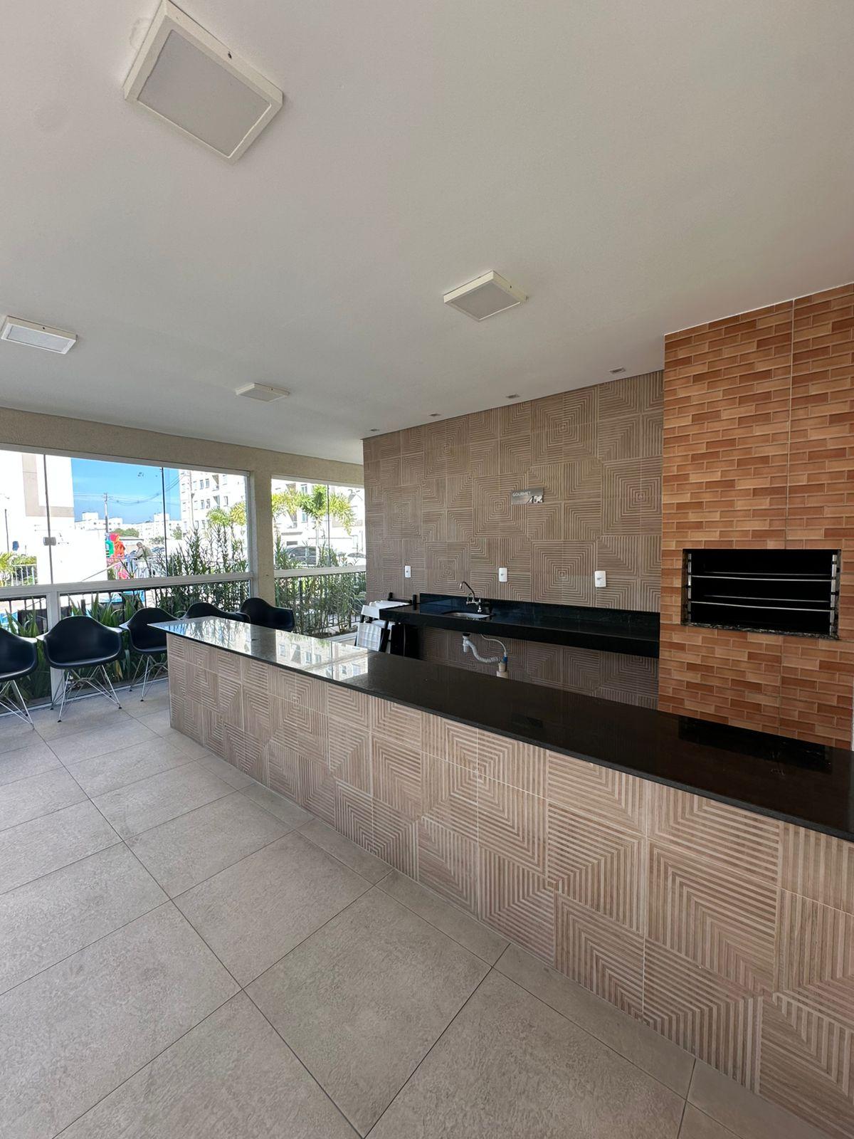 APARTAMENTO COM 2 DORMITÓRIOS, SACADA COM CHURRASQUEIRA, NOVO, NUNCA HABITADO, EM CONDOMÍNIO COM INFRA ESTRUTURA COMPLETA