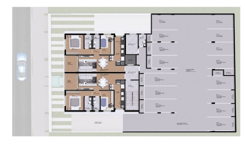 Apartamento com 2 quartos, 2 banheiros e 65m² à venda no bairro Vila Ipiranga, Porto Alegre