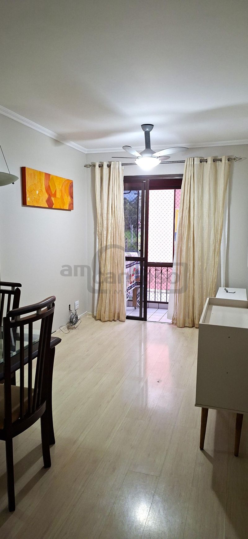 Apartamento 3 dormitórios semi mobiliado no Edificio Andaluzia