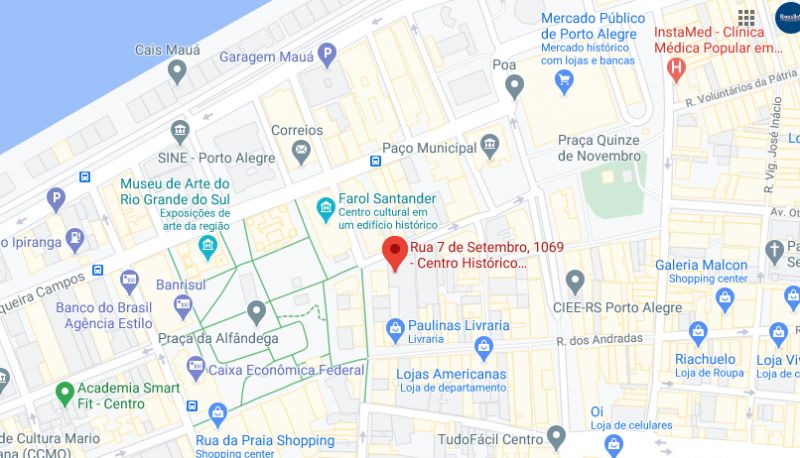 Sala com 1 banheiro e 25m² para alugar no bairro Centro, Porto Alegre