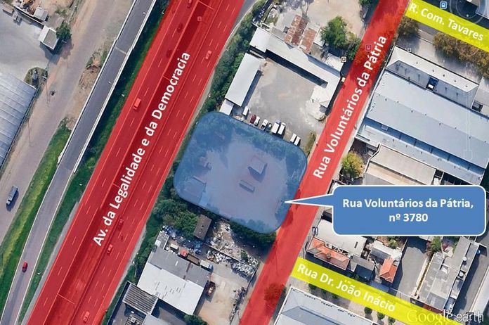 Terreno com 2065m² para alugar no bairro Floresta, Porto Alegre