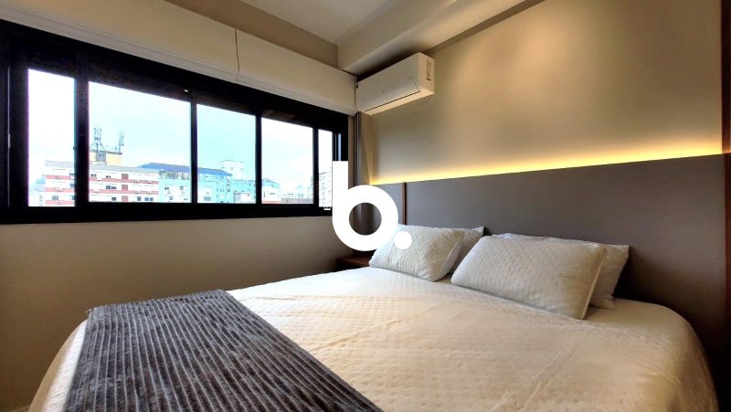 Apartamento mobiliado de 1 suíte no GO Cidade Baixa | 48m² | Infraestrutura completa