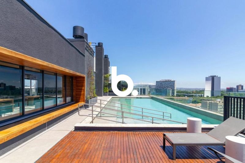 Apartamento mobiliado de 1 suíte no GO Cidade Baixa | 48m² | Infraestrutura completa