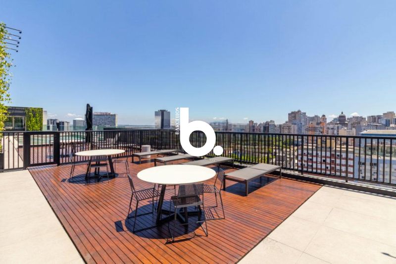Apartamento mobiliado de 1 suíte no GO Cidade Baixa | 48m² | Infraestrutura completa