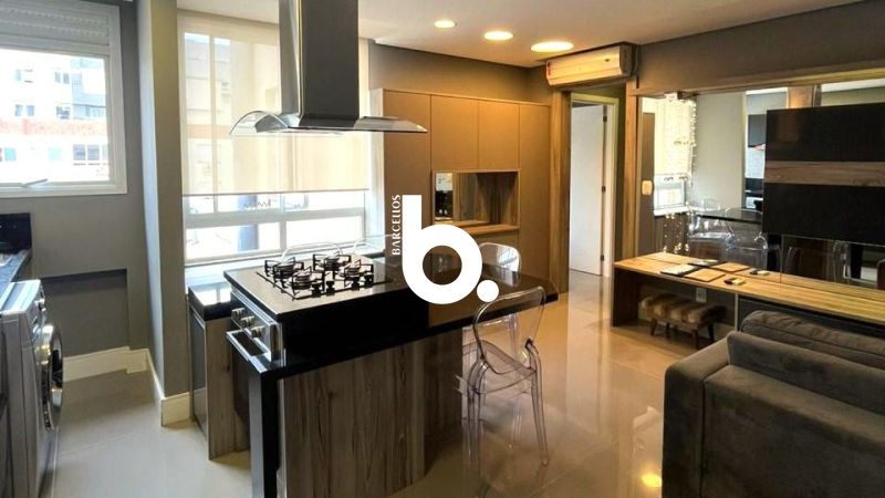 Apartamento 1 Dormitório com Garagem e Churrasqueira no Jardim Botânico