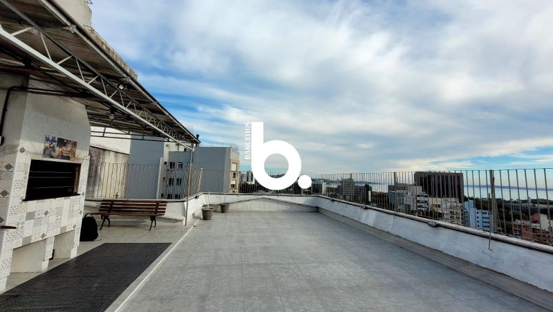 Apartamento de 1 dormitório em andar alto com vista panorâmica