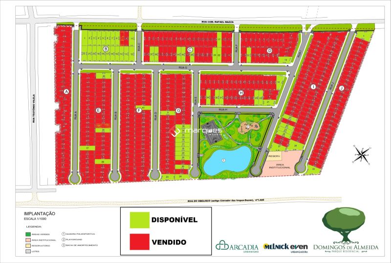Terreno com 175m² à venda no bairro Areal, Pelotas