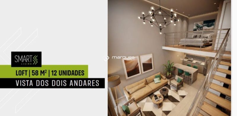 Apartamento com 1 quarto, 1 banheiro e 58m² à venda no bairro Centro, Pelotas