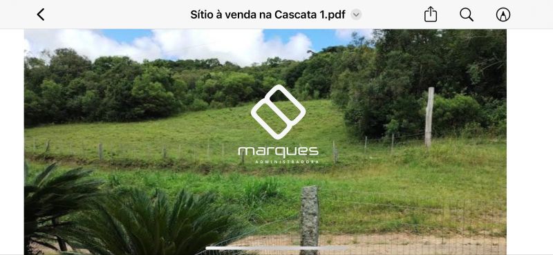 Sítio à venda no bairro Cascata, Pelotas