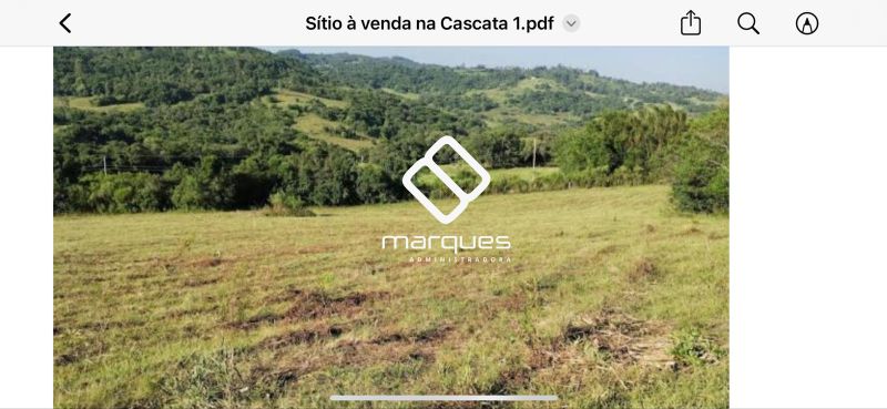 Sítio à venda no bairro Cascata, Pelotas