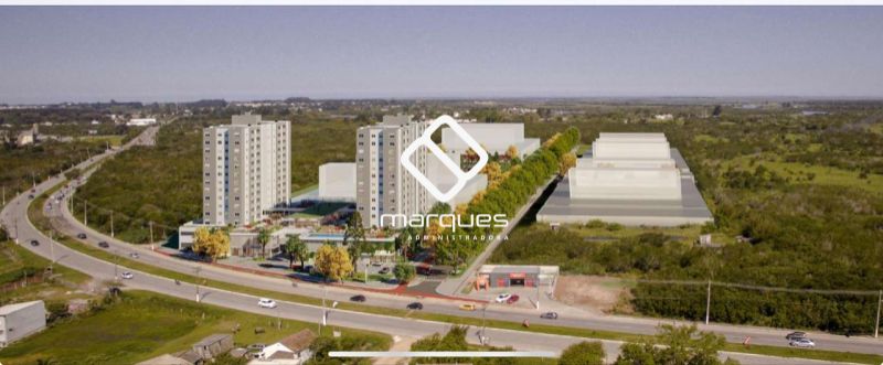 Apartamento com 2 quartos, 1 banheiro e 62m² à venda no bairro Areal, Pelotas