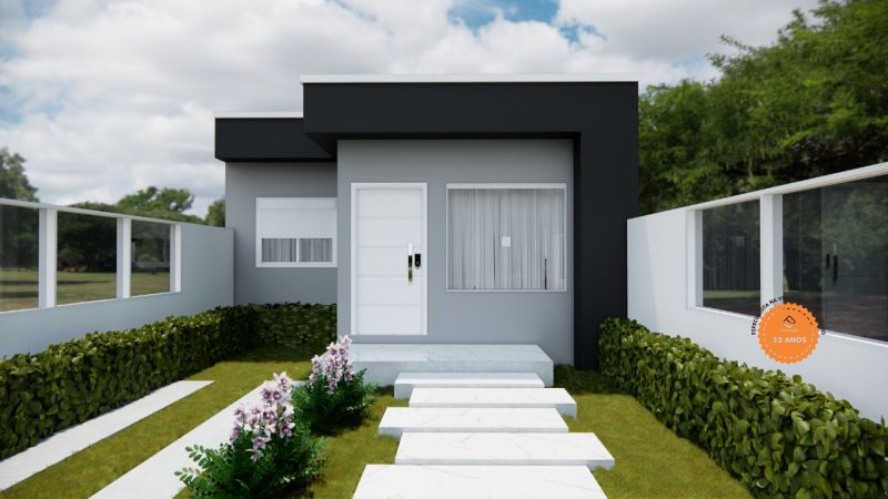 Casa com 2 quartos, 1 banheiro e 72m² à venda no bairro Três Vendas, Pelotas