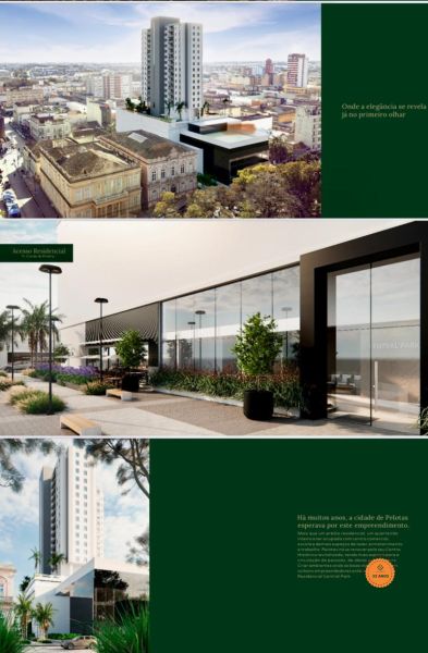 Apartamento com 3 quartos, 1 banheiro e 124m² à venda no bairro Centro, Pelotas