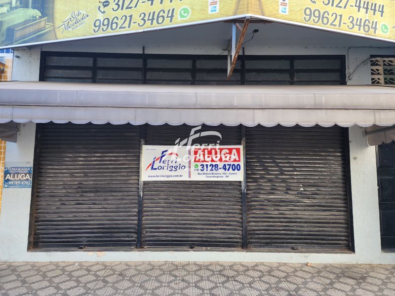Ponto Comercial com 1 banheiro e 174m² para alugar no bairro Centro, Guaratingueta