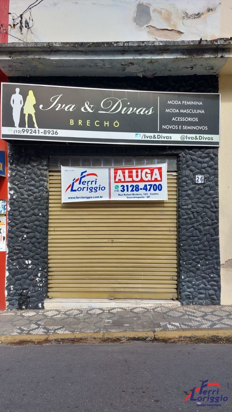 Ponto Comercial com 1 banheiro e 28m² para alugar no bairro Centro, Guaratingueta