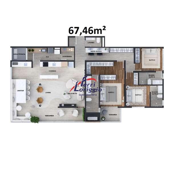 Apartamento à venda no bairro Nova Guara, Guaratingueta