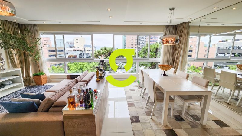 Excelente apto TOTALMENTE mobiliado, andar alto, 1...