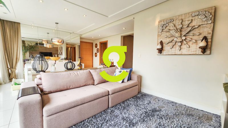 Excelente apto TOTALMENTE mobiliado, andar alto, 1...